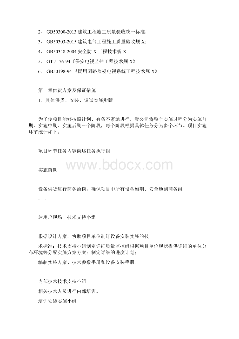 供货类项目实施计划方案Word格式文档下载.docx_第2页