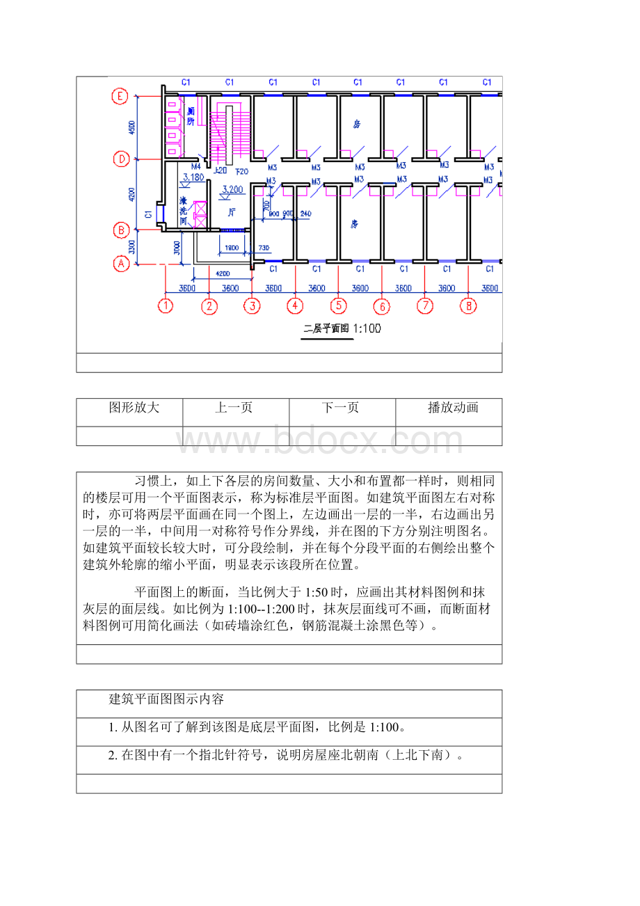 建筑平面图立面图剖面图Word格式文档下载.docx_第2页