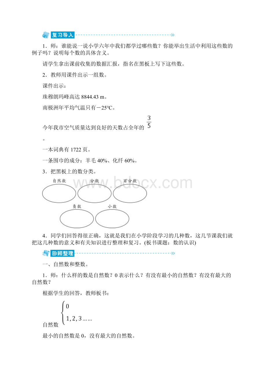 人教版六年级数学下册第六单元教案六 整理和复习.docx_第2页