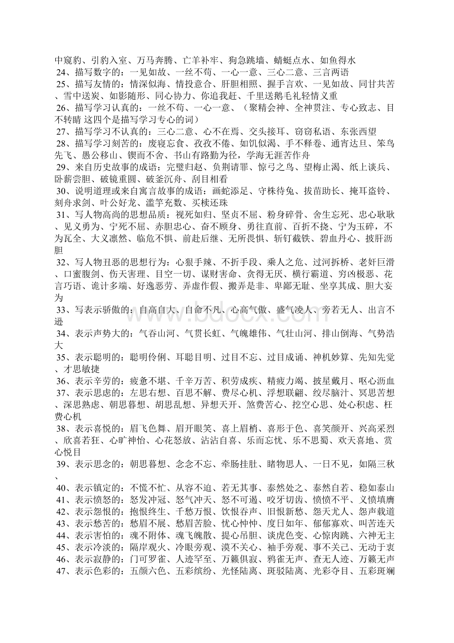 word完整版小学生作文必背的好词一至六年级Word文件下载.docx_第2页