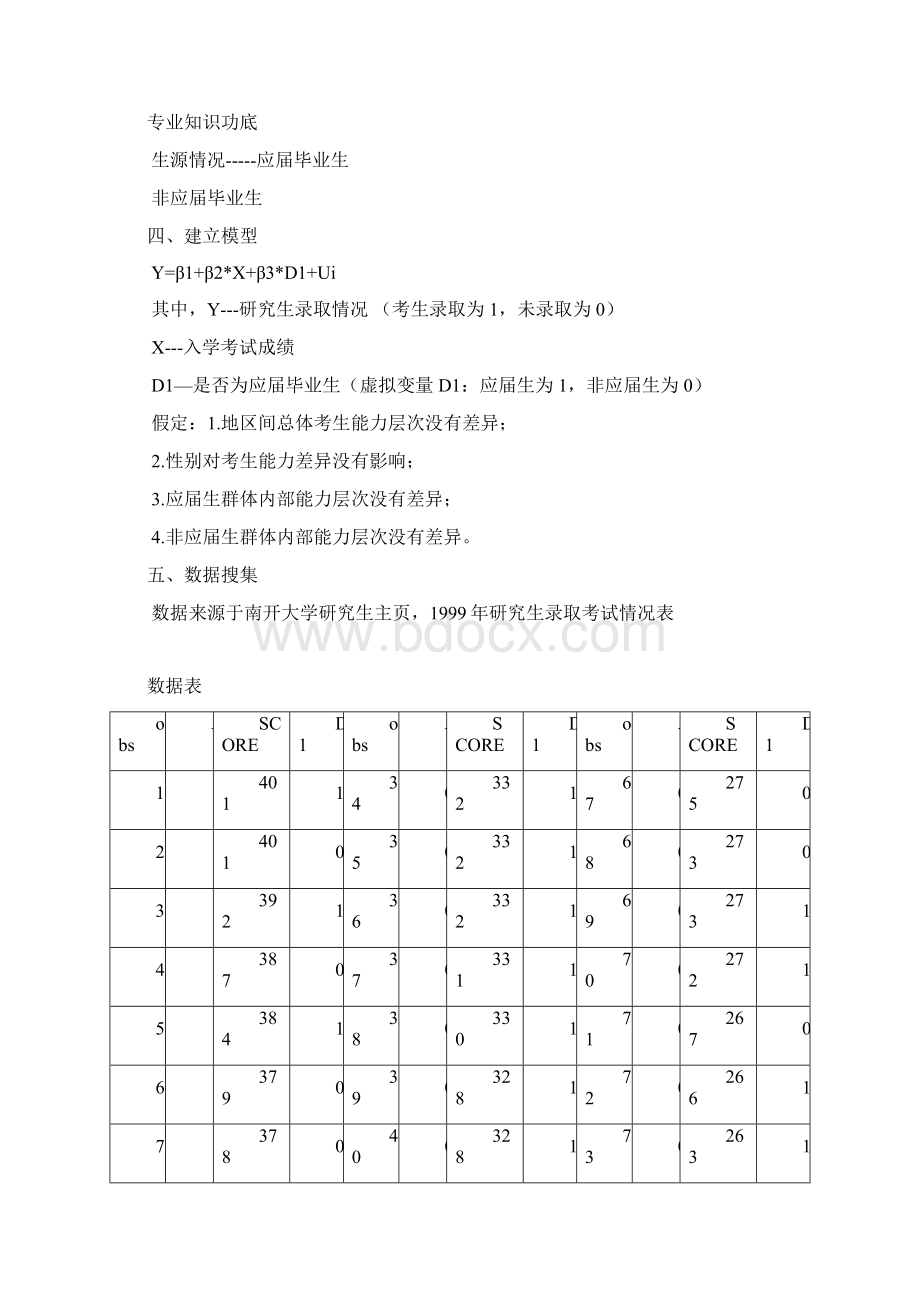 对研究生录取情况应变量进行多因素分析.docx_第3页