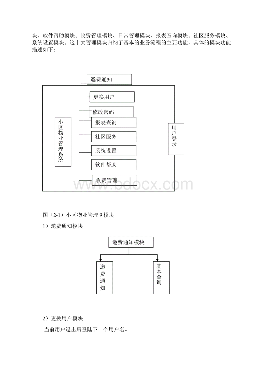 小区物业管理系统需求分析.docx_第3页