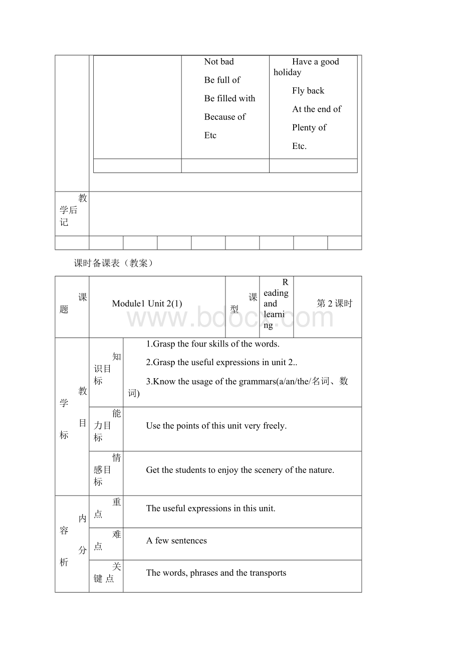 外研版初中英语九年级下册全册教案Word下载.docx_第3页