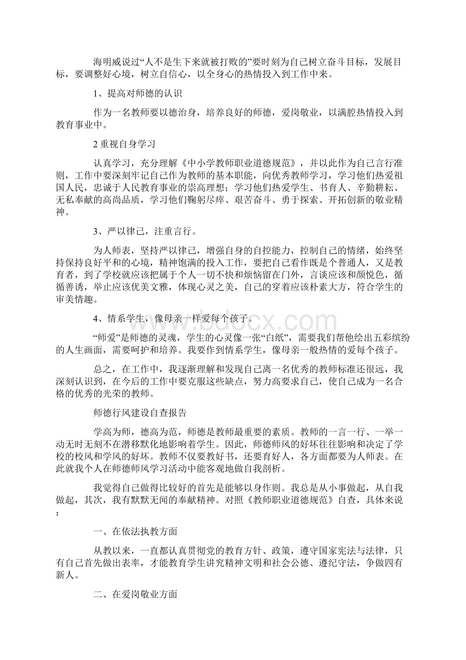 师德行风自查报告.docx_第2页