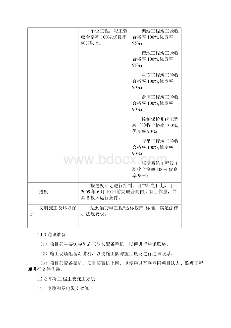 10KV变电站施工计划书解析.docx_第2页