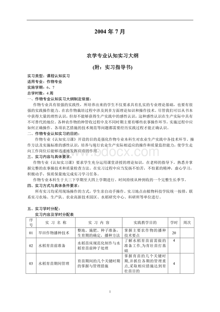 0Hzzrpp农学专业认识实习大纲_精品文档.doc_第2页