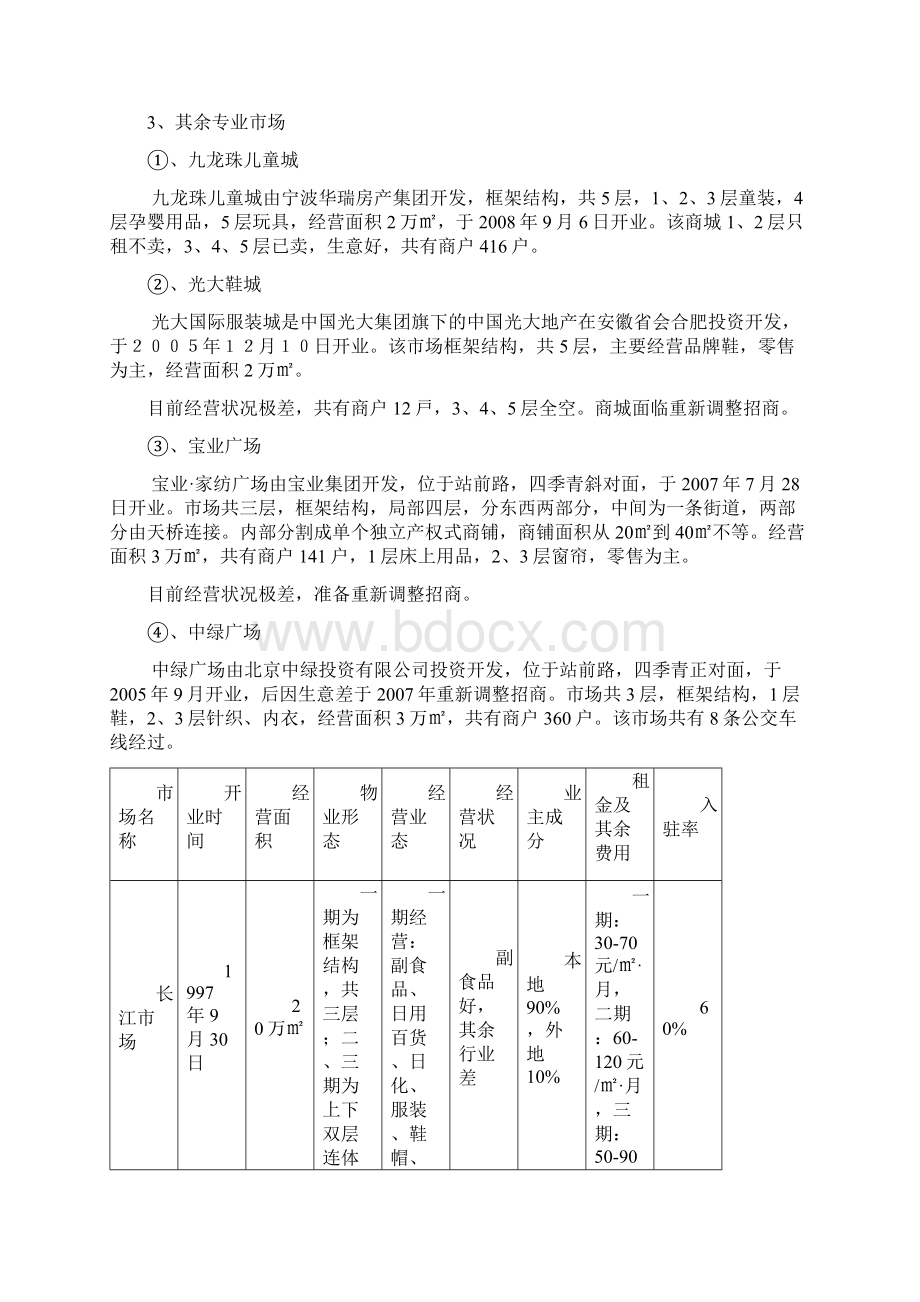 合肥招商市场调研报告实习调研报告工作总结报告Word格式.docx_第3页