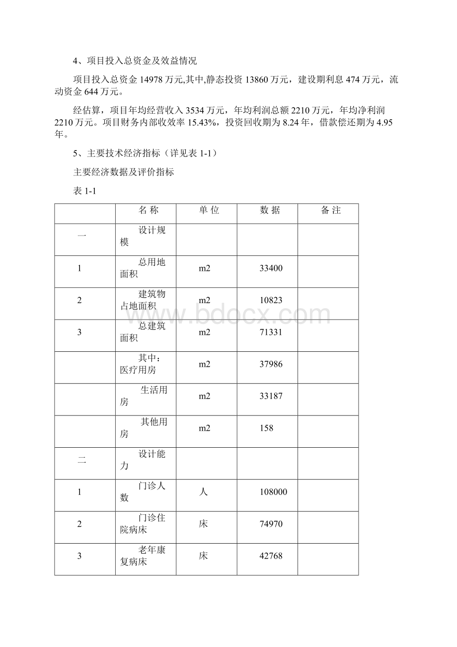 残联康复医院扩建工程项目可行性研究报告文档格式.docx_第3页