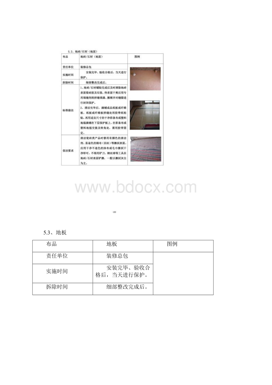 装饰工程成品保护措施管理办法文档格式.docx_第3页