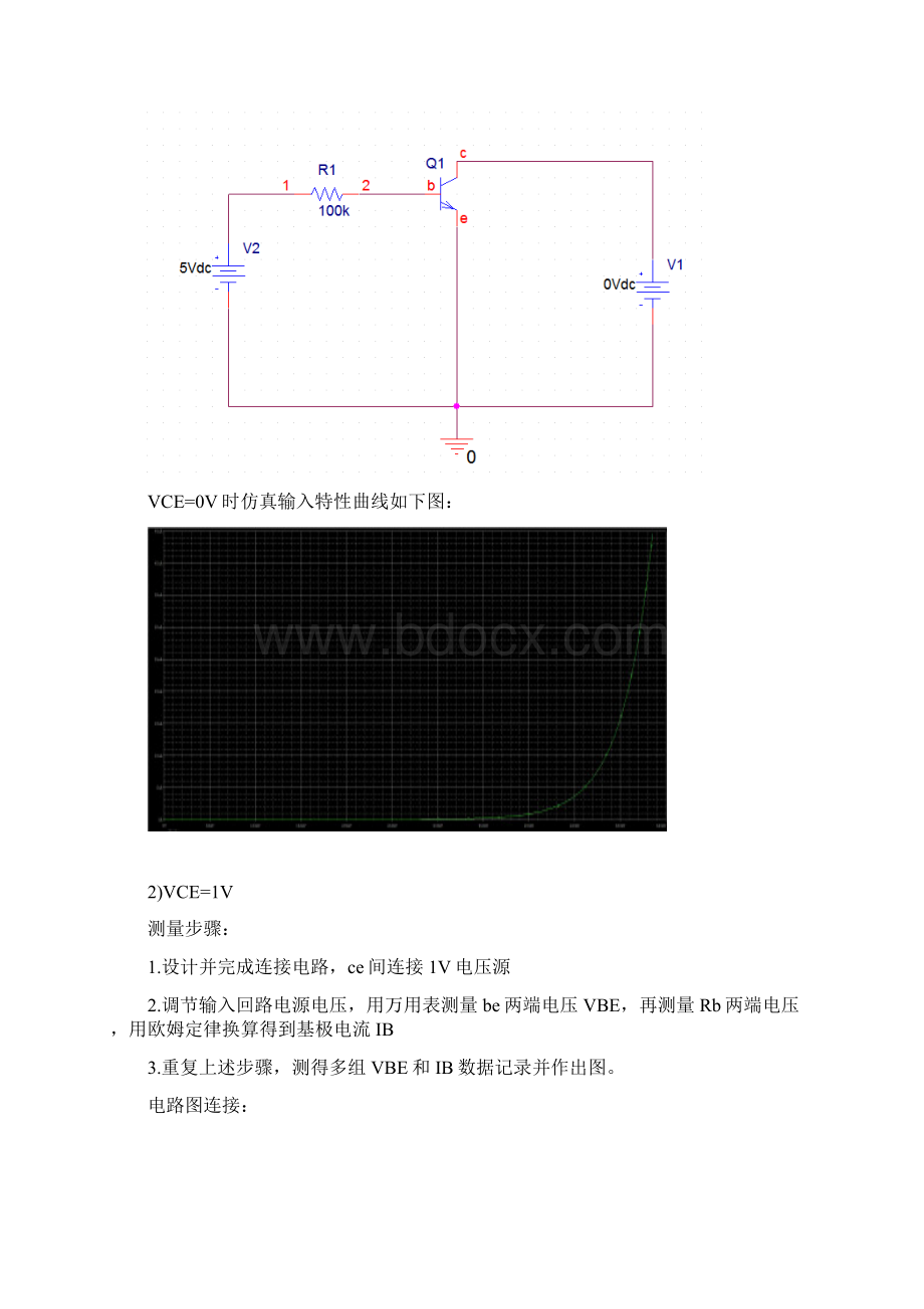 三极管伏安特性测量Word下载.docx_第3页