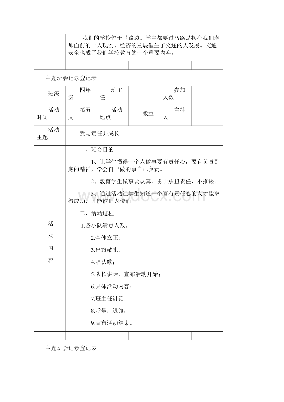 主题班会记录登记表资料Word格式.docx_第3页