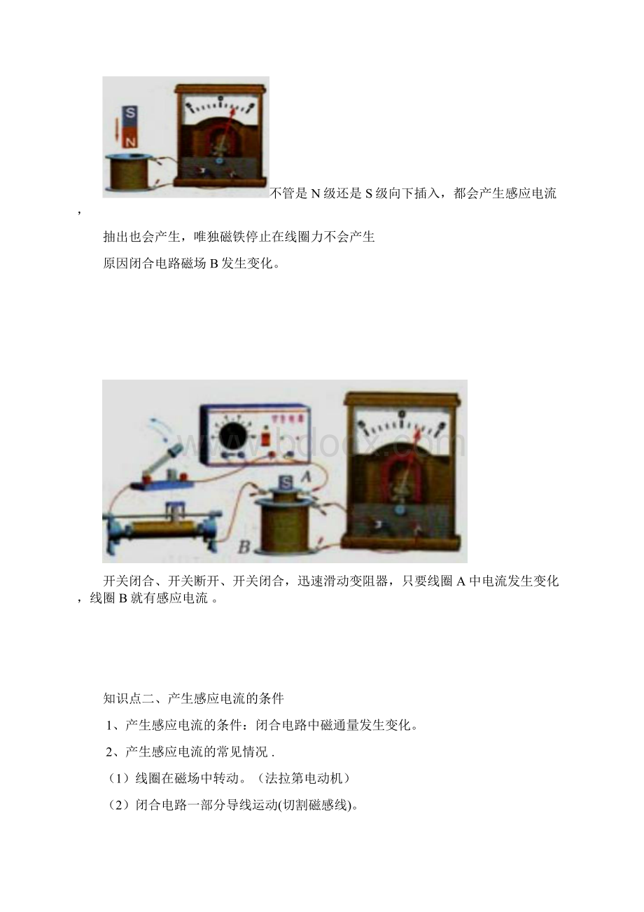 物理选修32第四章电磁感应知识点汇总Word格式文档下载.docx_第2页