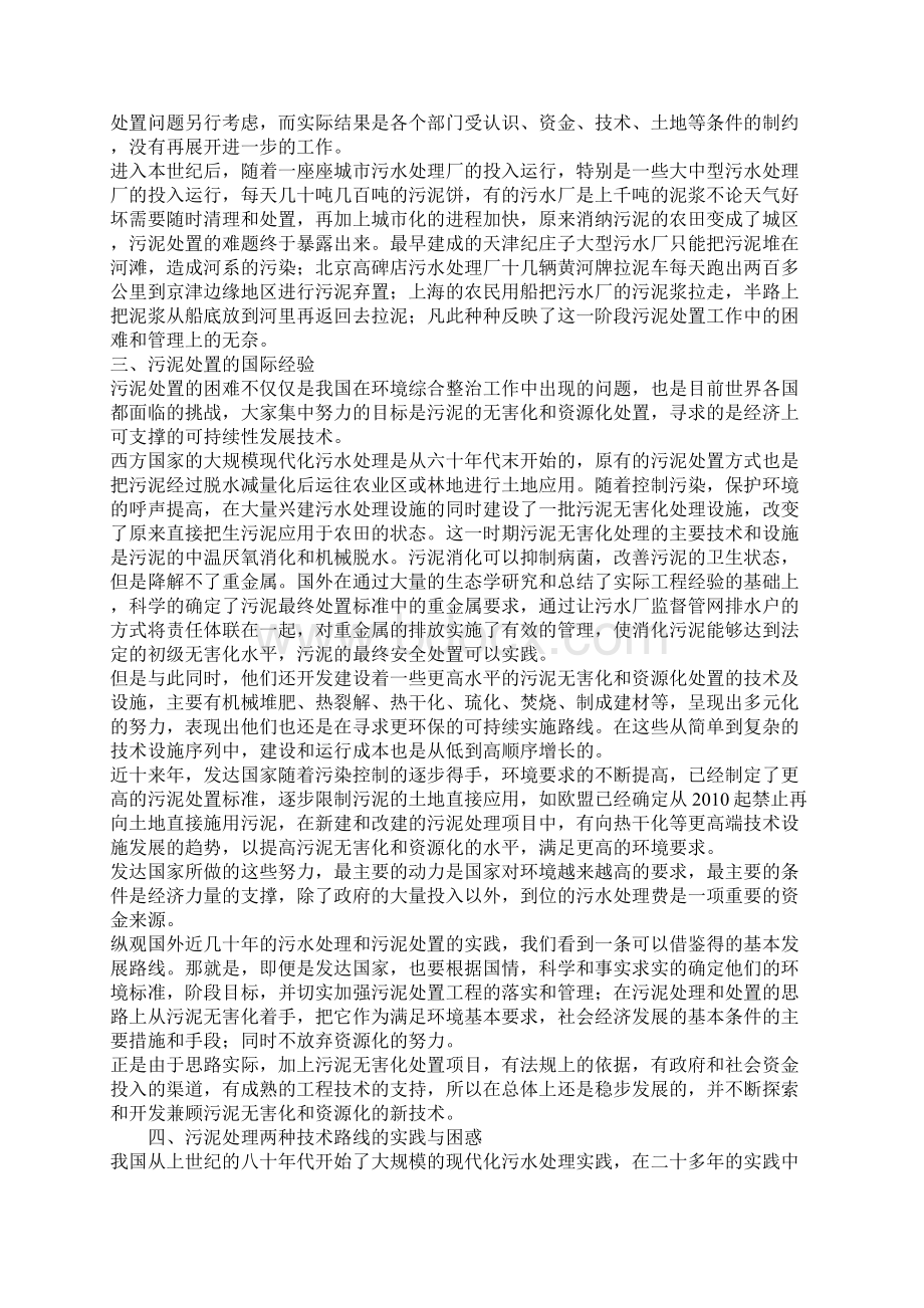 污泥处置实践中的技术路线思考.docx_第2页