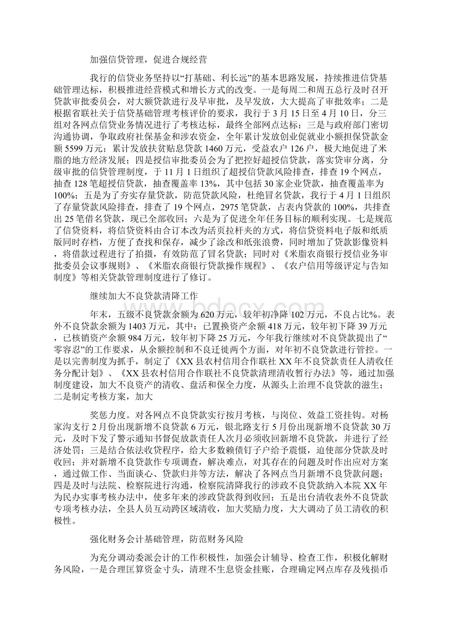 农商银行年度工作总结文档格式.docx_第3页