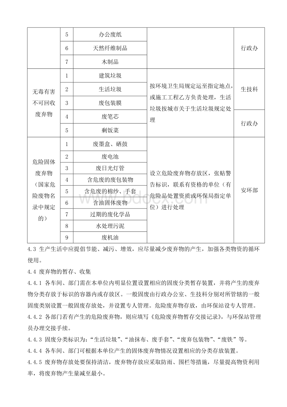 固废分类、收集、处理管理制度Word格式.doc_第2页