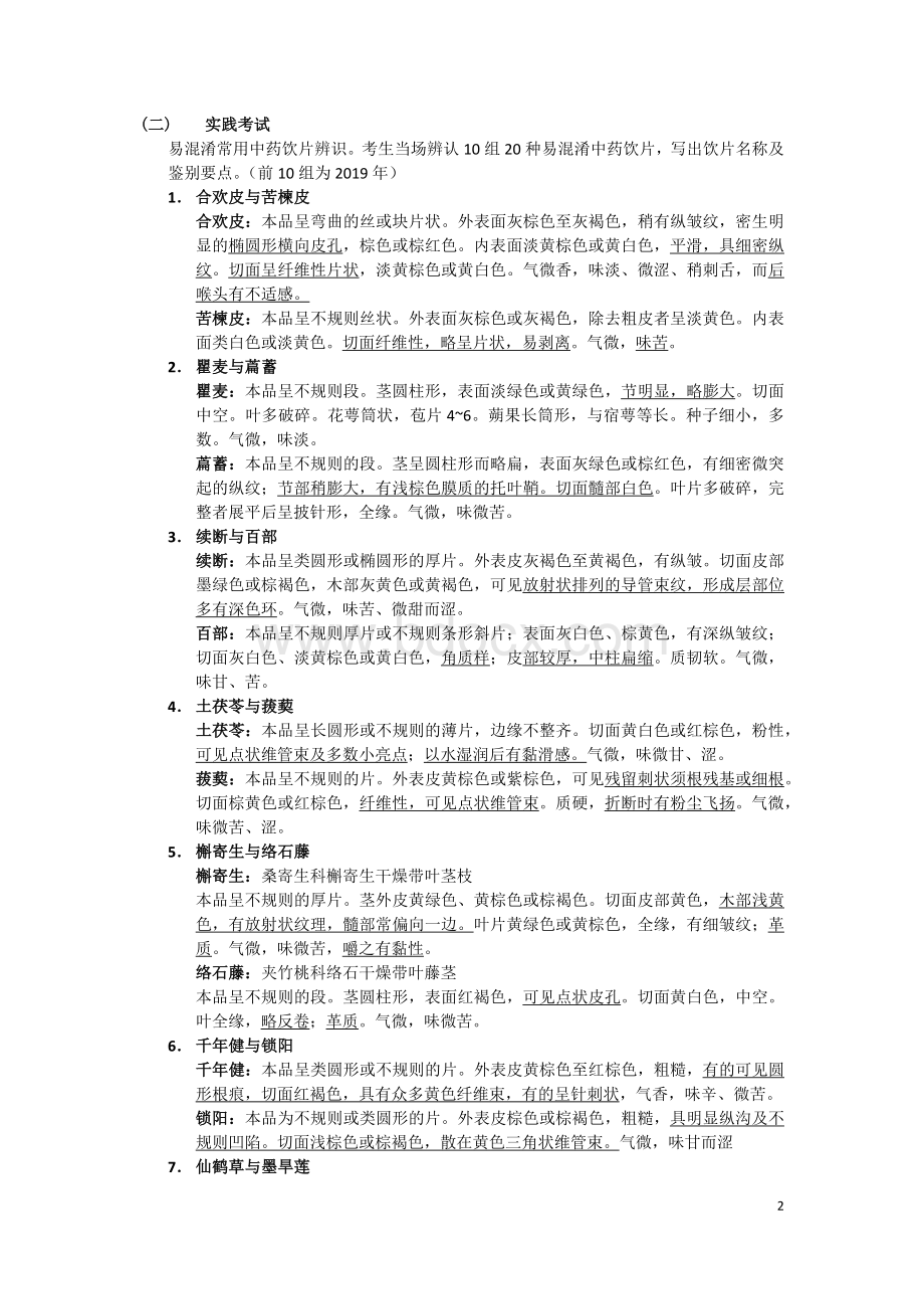 全国中药特色传承人才培训考试心得体会Word格式文档下载.docx_第2页