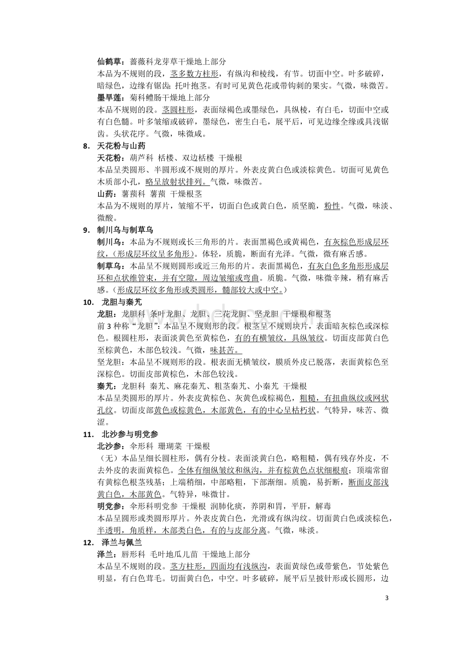 全国中药特色传承人才培训考试心得体会Word格式文档下载.docx_第3页