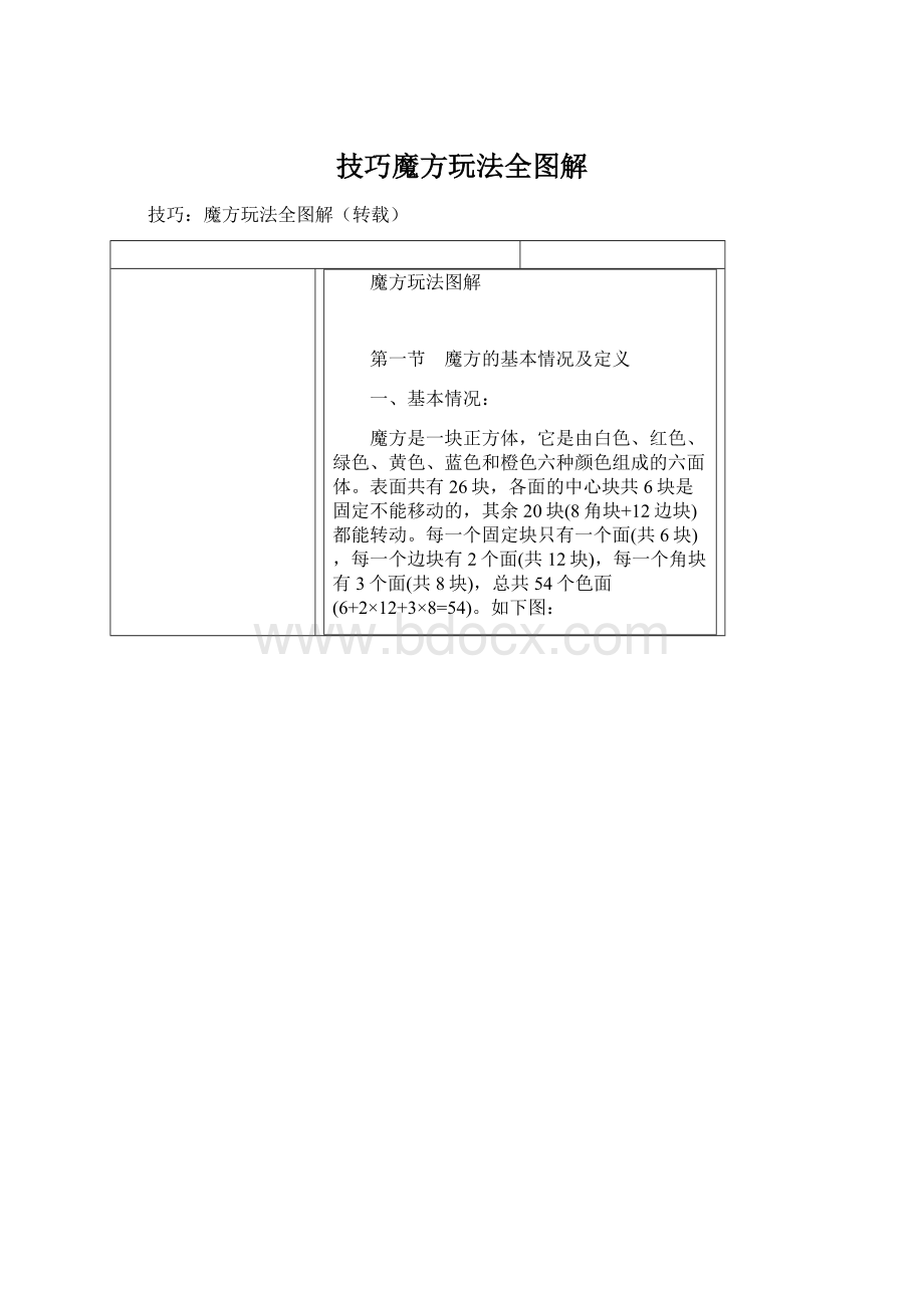 技巧魔方玩法全图解.docx_第1页