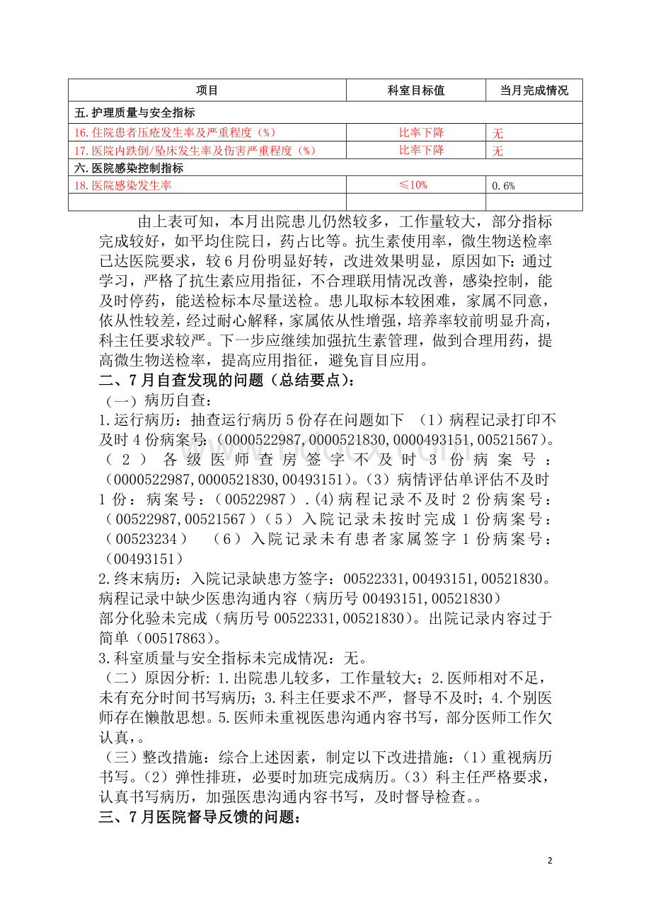 质控小组工作记录(7月).doc_第2页