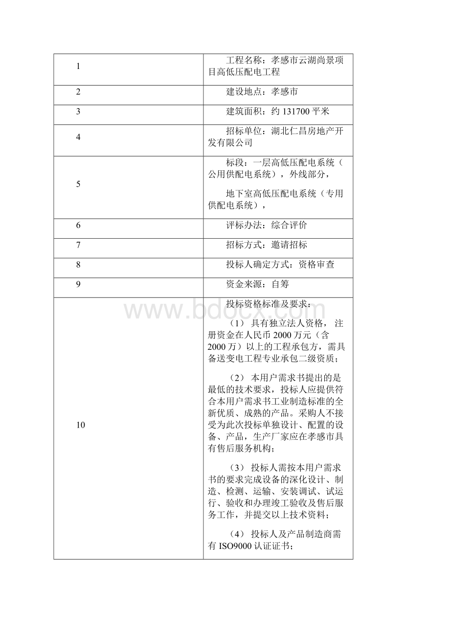 某项目高低压供配电系统工程招标文件Word格式.docx_第3页