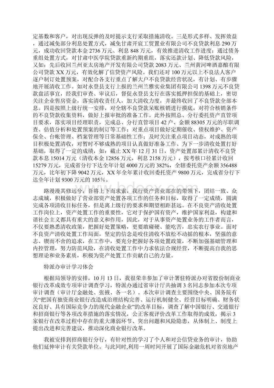 特殊资产经营申报材料与特派办审计学习体会汇编doc.docx_第2页