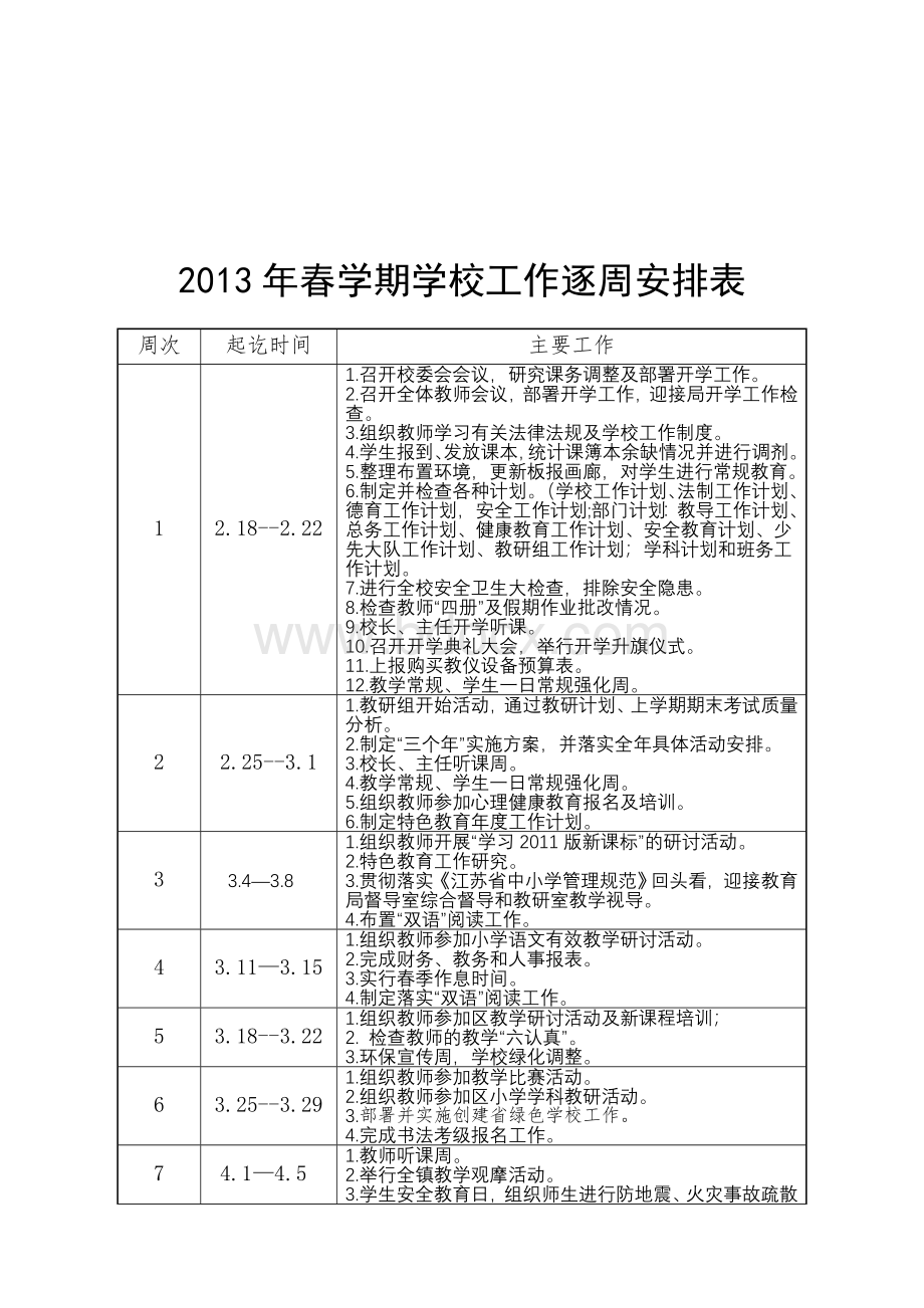 学校工作计划逐月工作安排Word文件下载.doc_第3页