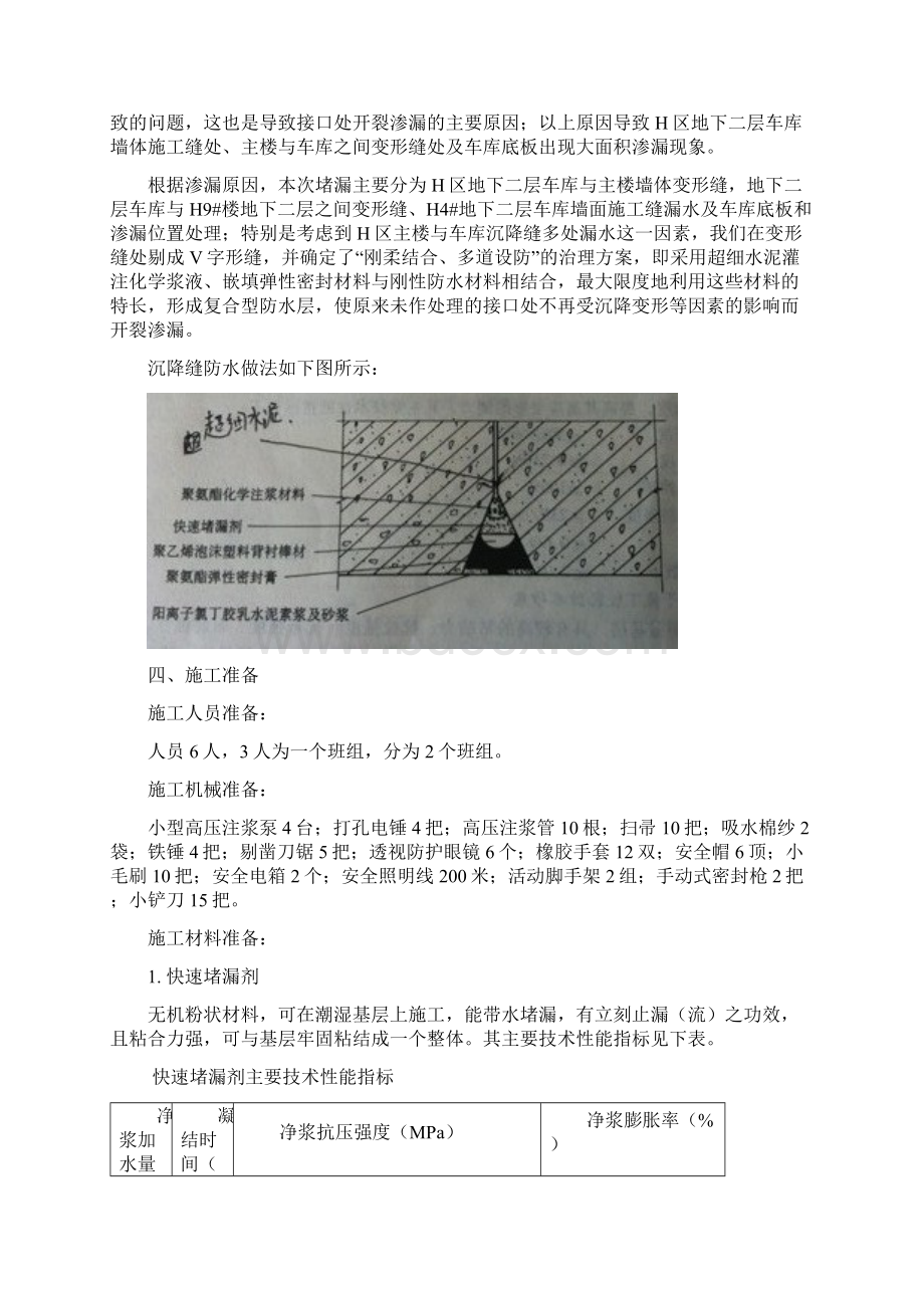 H区地下室渗漏防治施工方案.docx_第2页