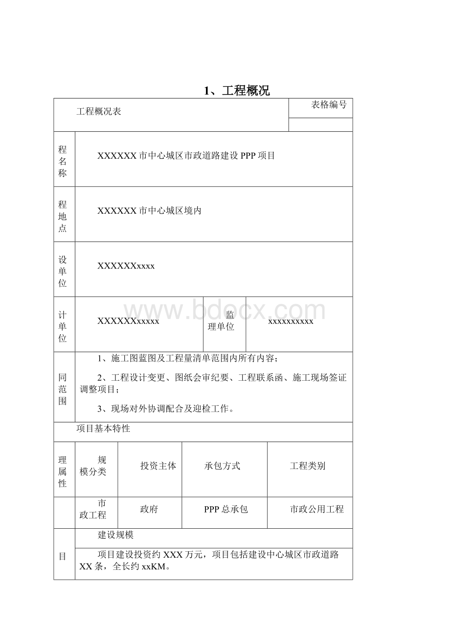 市政道路工程项目策划书Word文件下载.docx_第2页