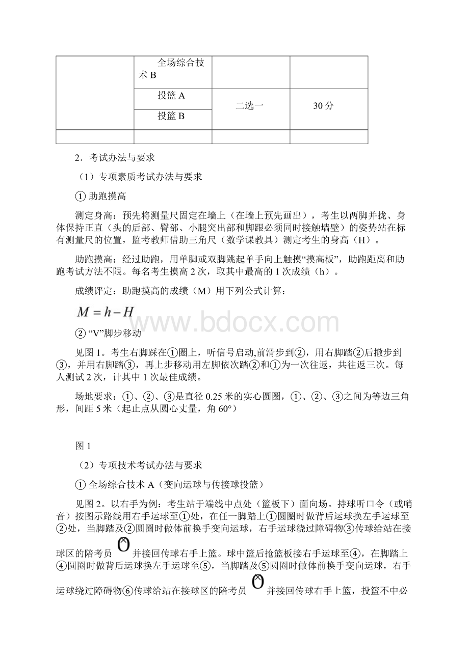 江苏体育高考专项评分标准Word格式文档下载.docx_第3页