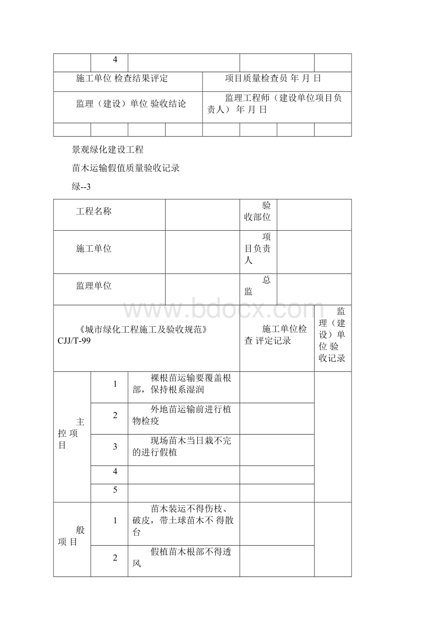 绿化检验批质量验收记录.docx_第3页