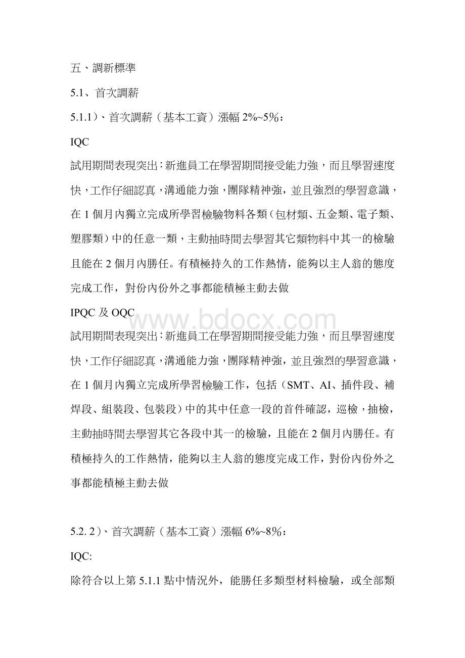 品保部技能考核方案.doc_第2页