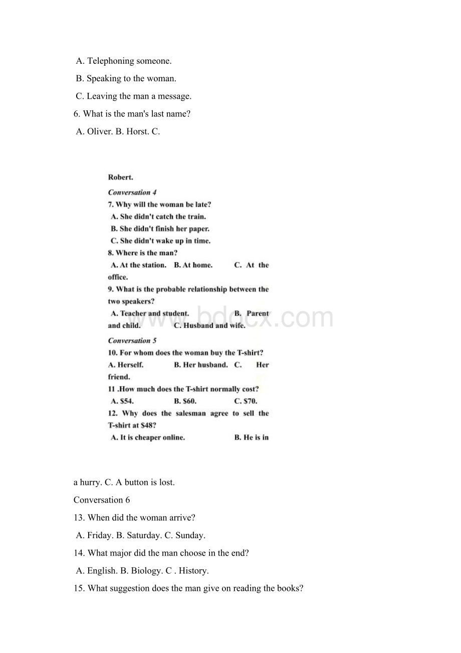 湖南省高考英语试题及答案.docx_第2页