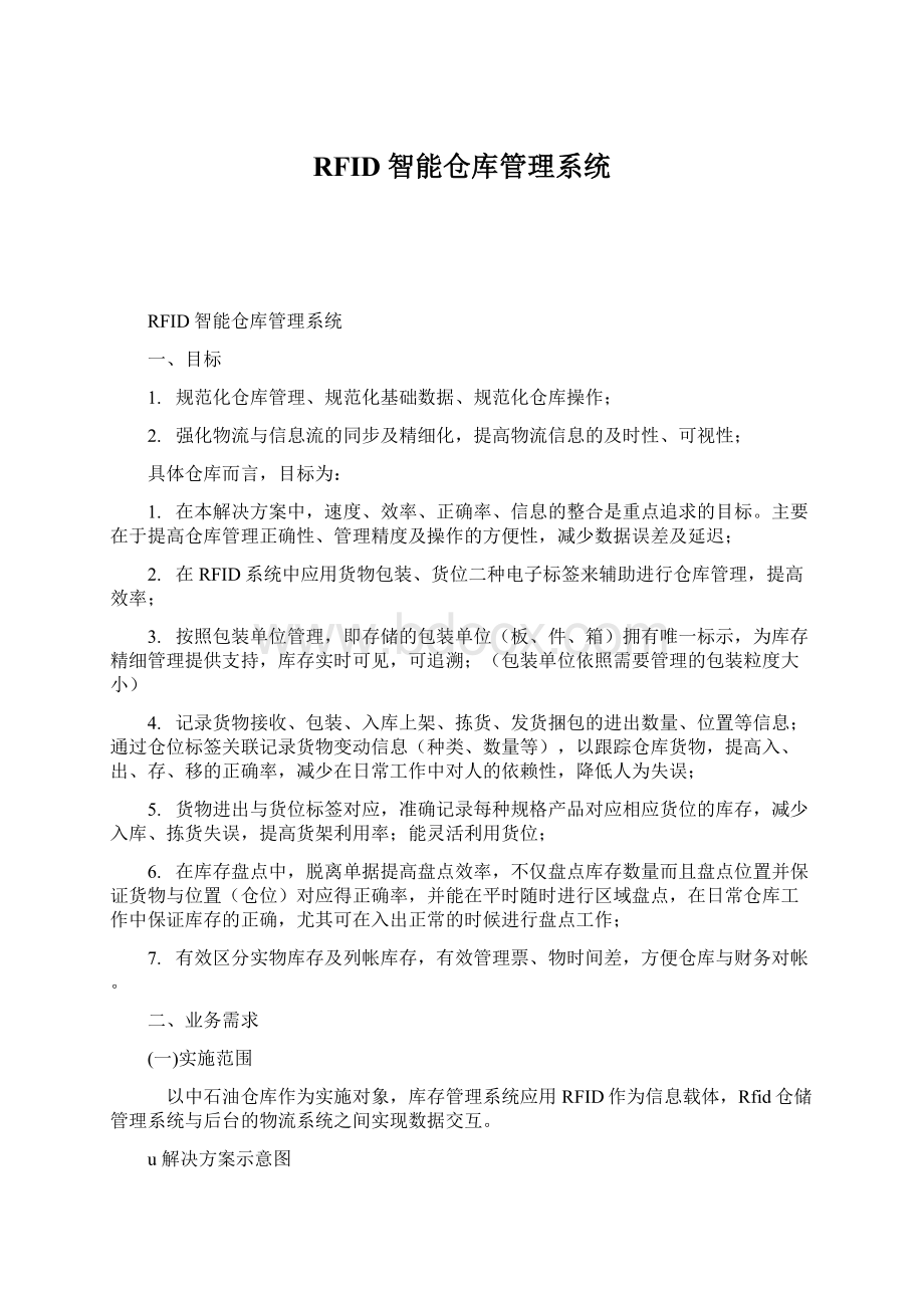 RFID智能仓库管理系统Word格式文档下载.docx