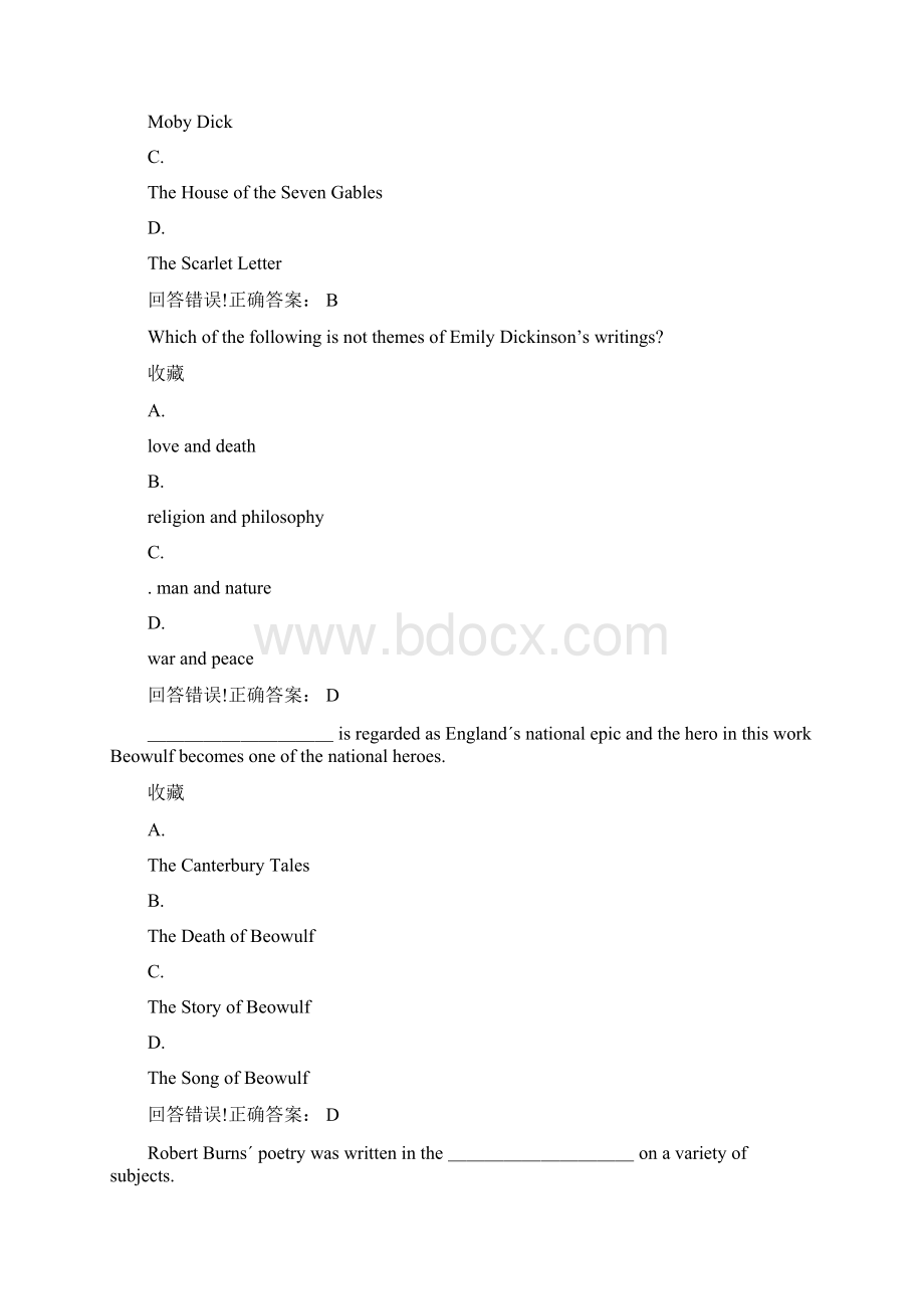 英美文学考试题库及答案.docx_第2页
