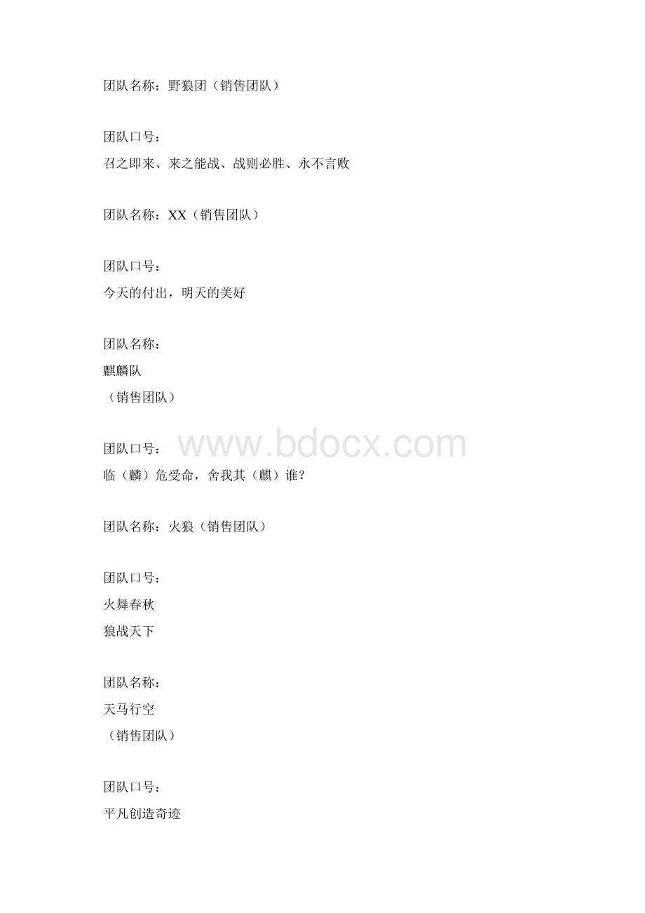 团队队名与口号大全口号大全doc.docx_第2页