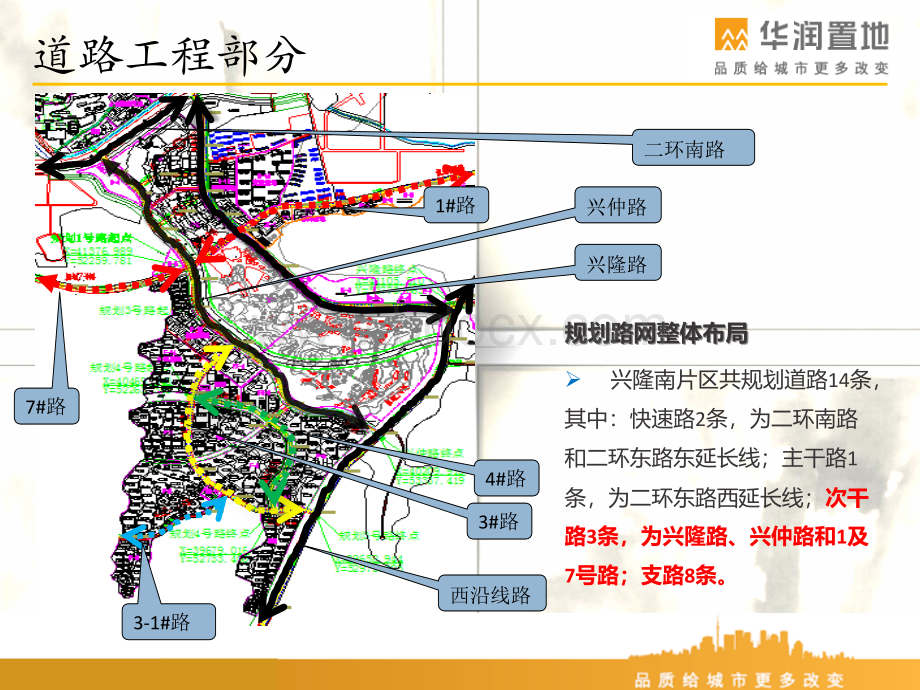 兴隆南片区道路实施方案建议(过程资料)PPT文件格式下载.pptx_第3页