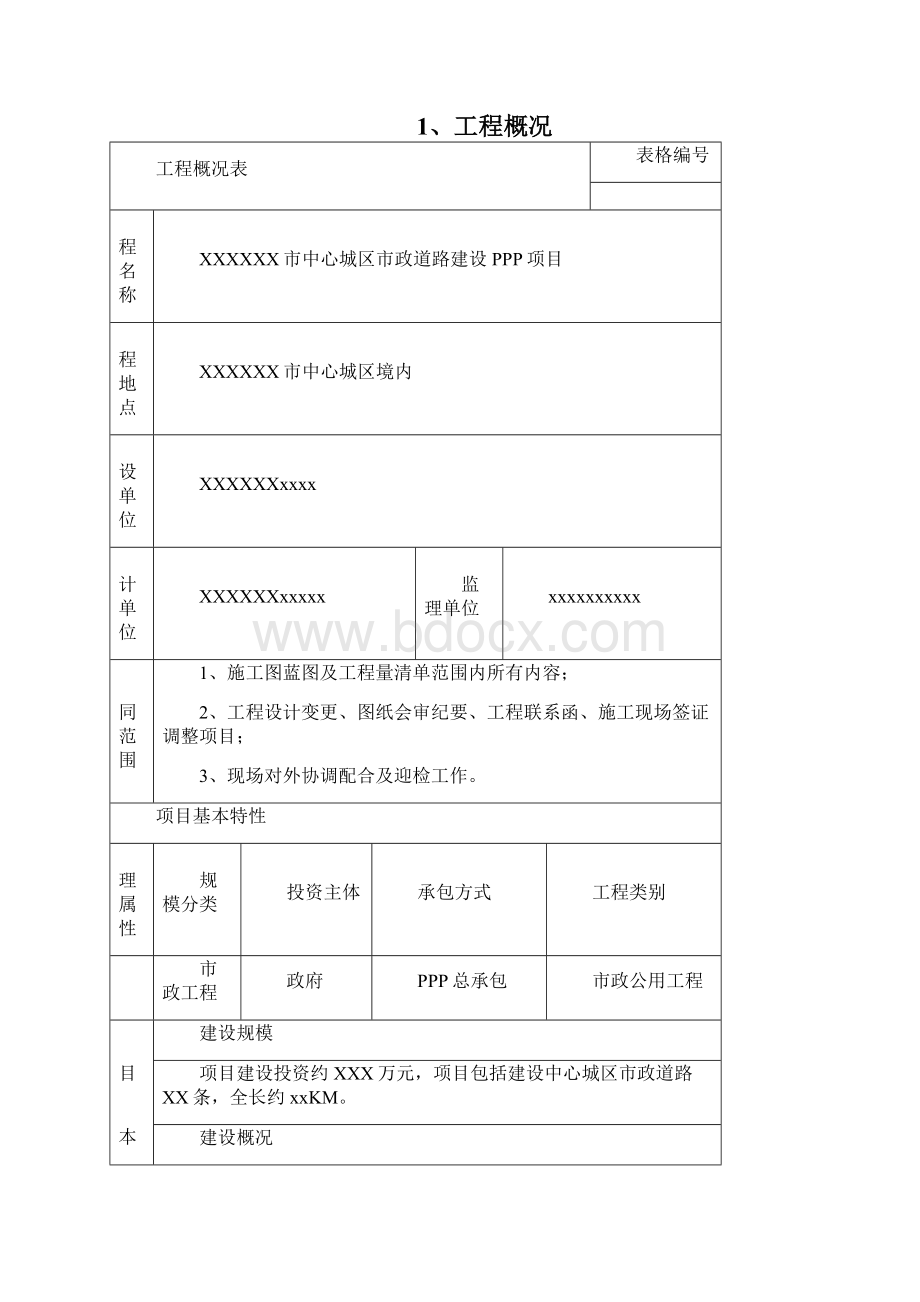 市政道路工程项目策划书.docx_第2页