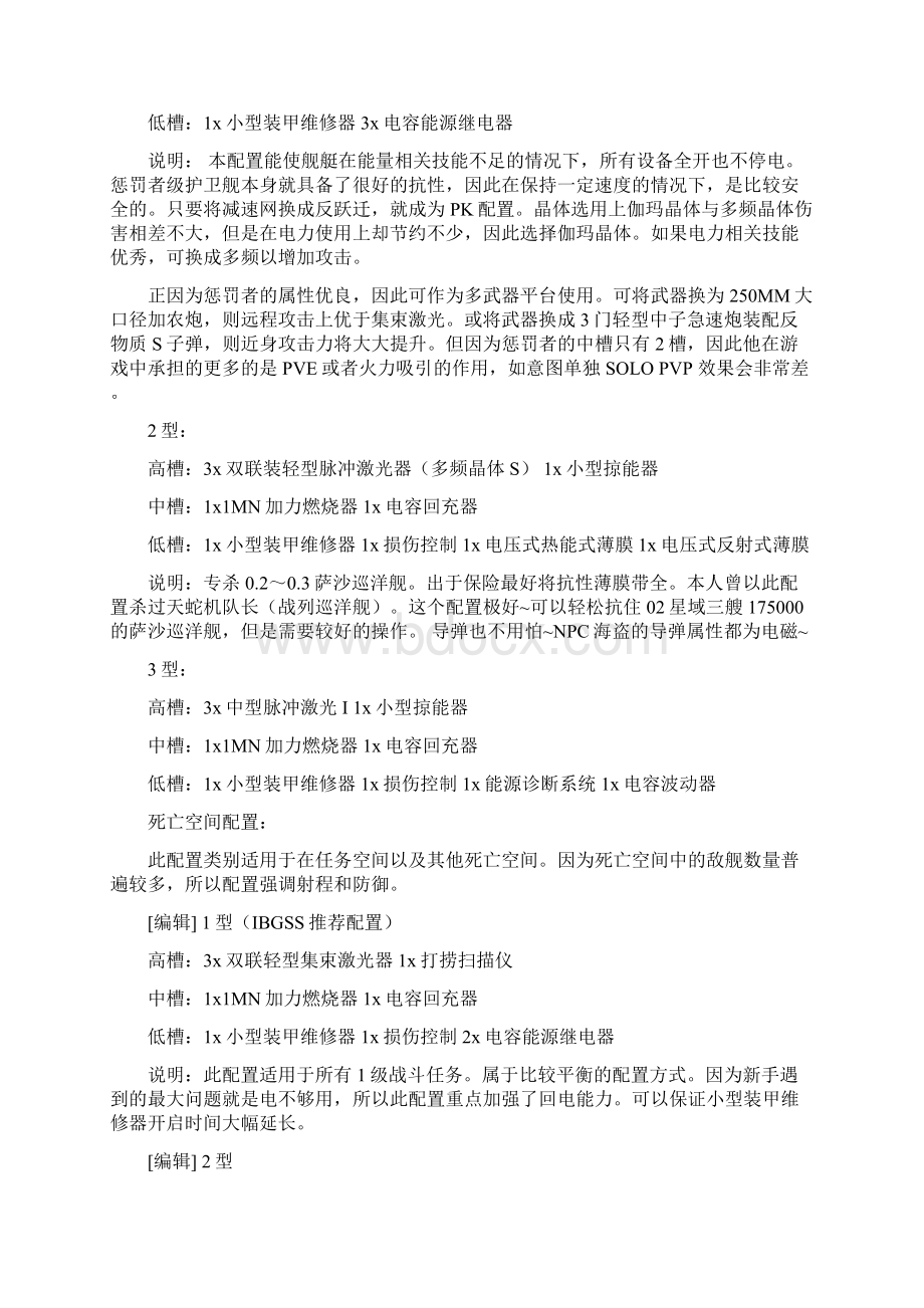 EVE艾玛主流舰船配置Word格式.docx_第2页