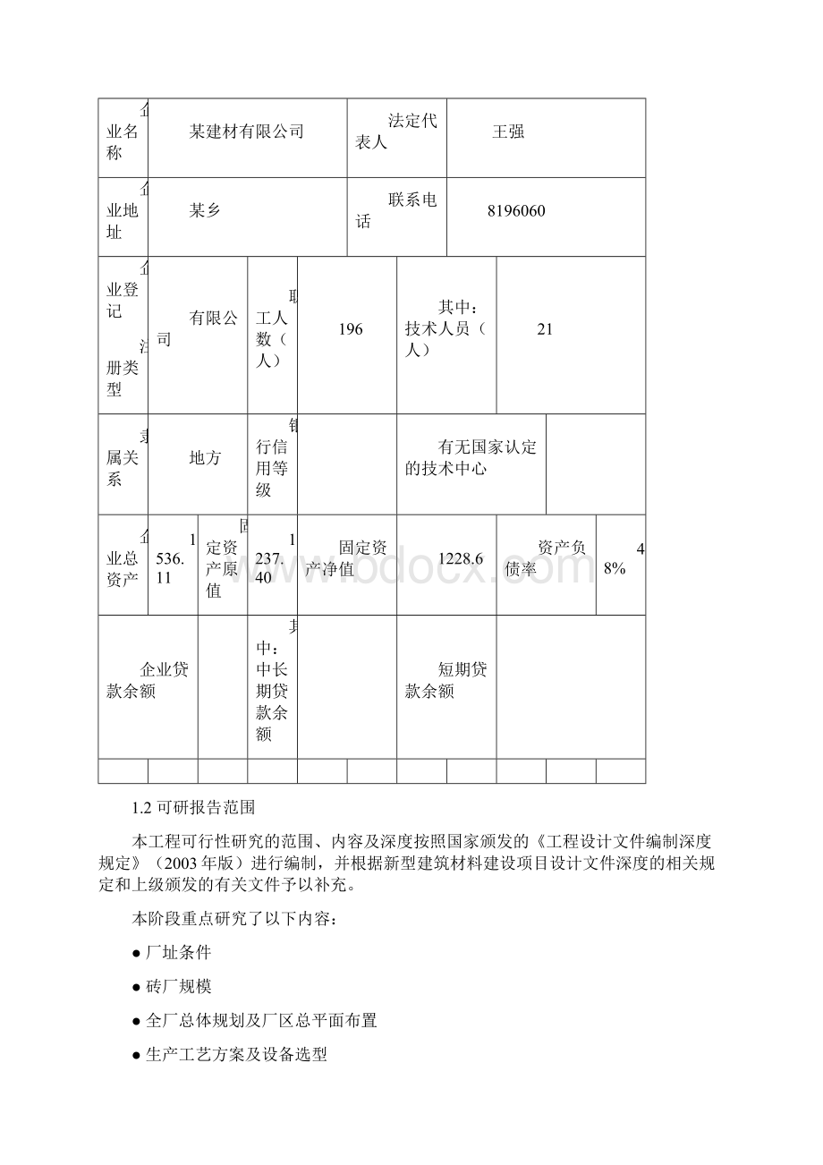 年产12亿块煤矸石页岩烧结多孔砖项目可行性研究报告Word下载.docx_第3页