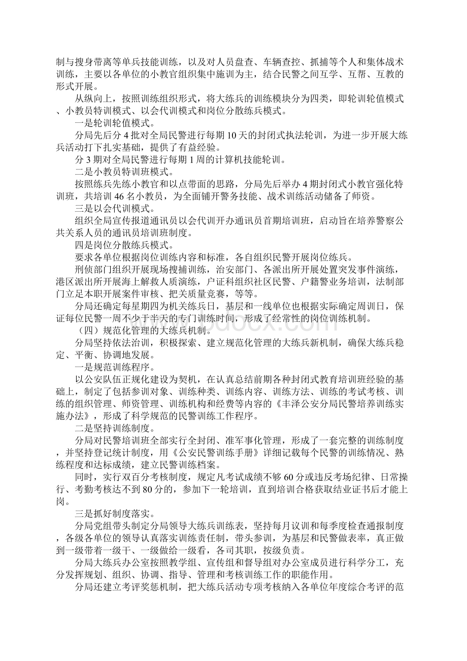 公安分局大练兵活动一性三化组训法调研报Word下载.docx_第3页