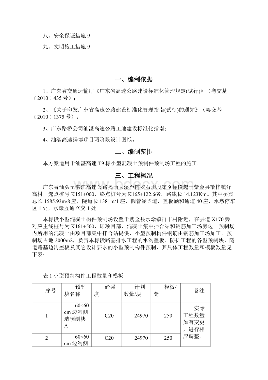 终稿混凝土预制件预制场工标准化项目建设可行性方案.docx_第2页