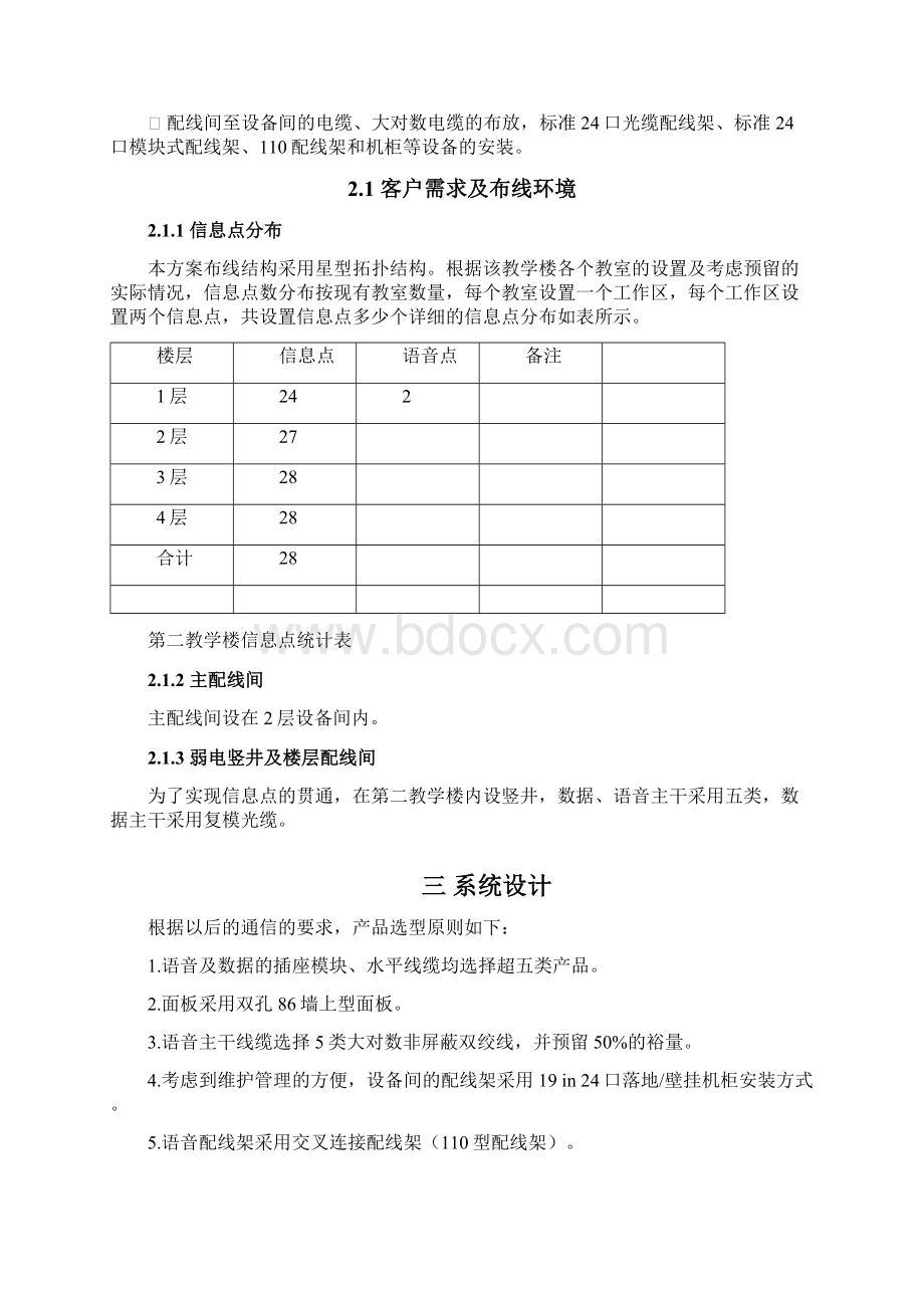 某学校综合布线方案.docx_第2页