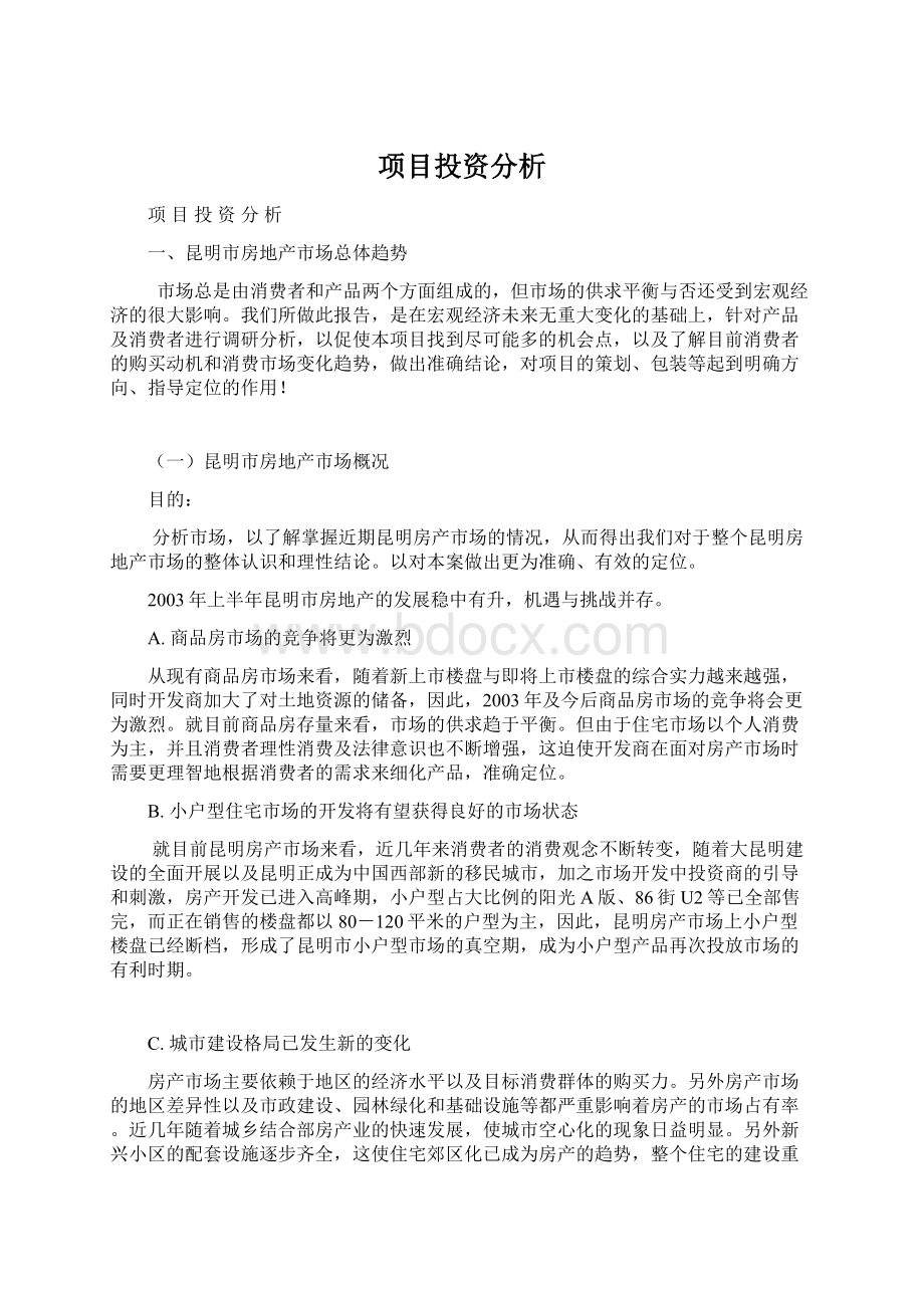 项目投资分析.docx_第1页