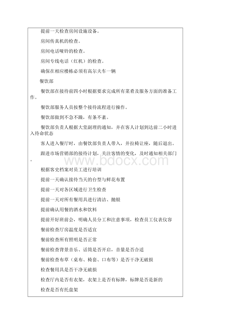 精品酒店接待流程SOPWord格式.docx_第3页