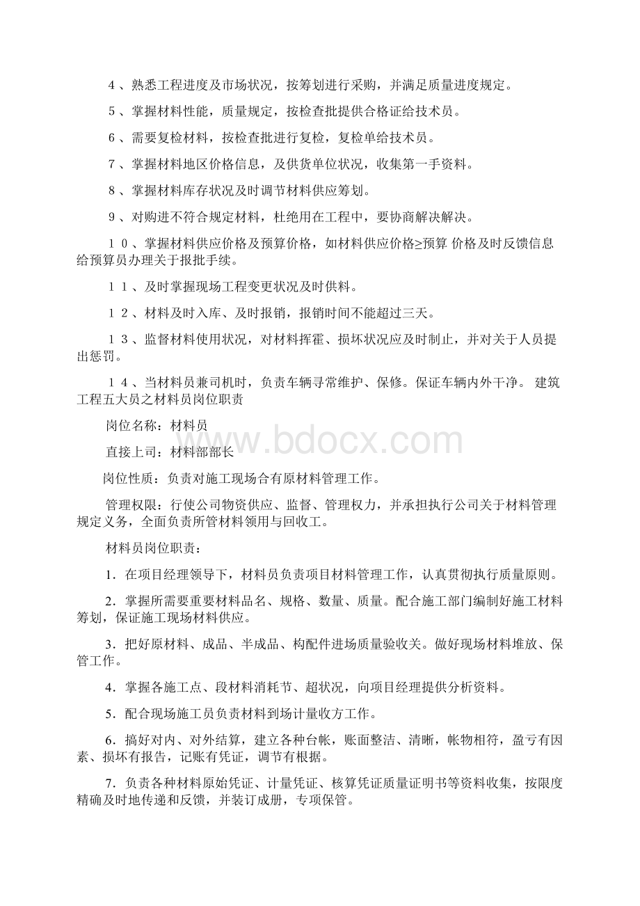 材料范文之物资材料员岗位职责文档格式.docx_第2页