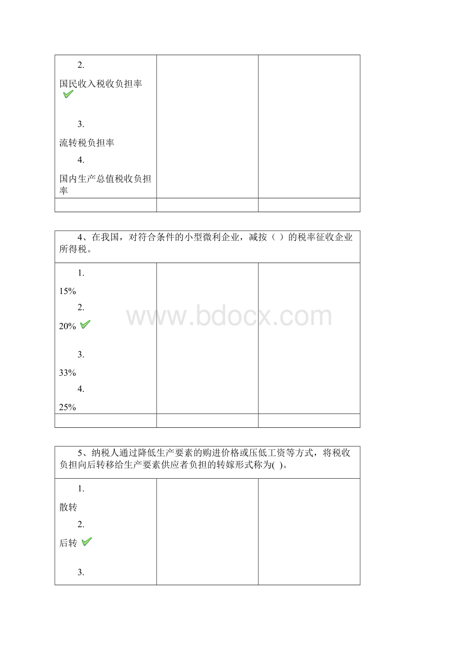 最新版西南大学17秋0484《税收学》作业答案Word下载.docx_第2页