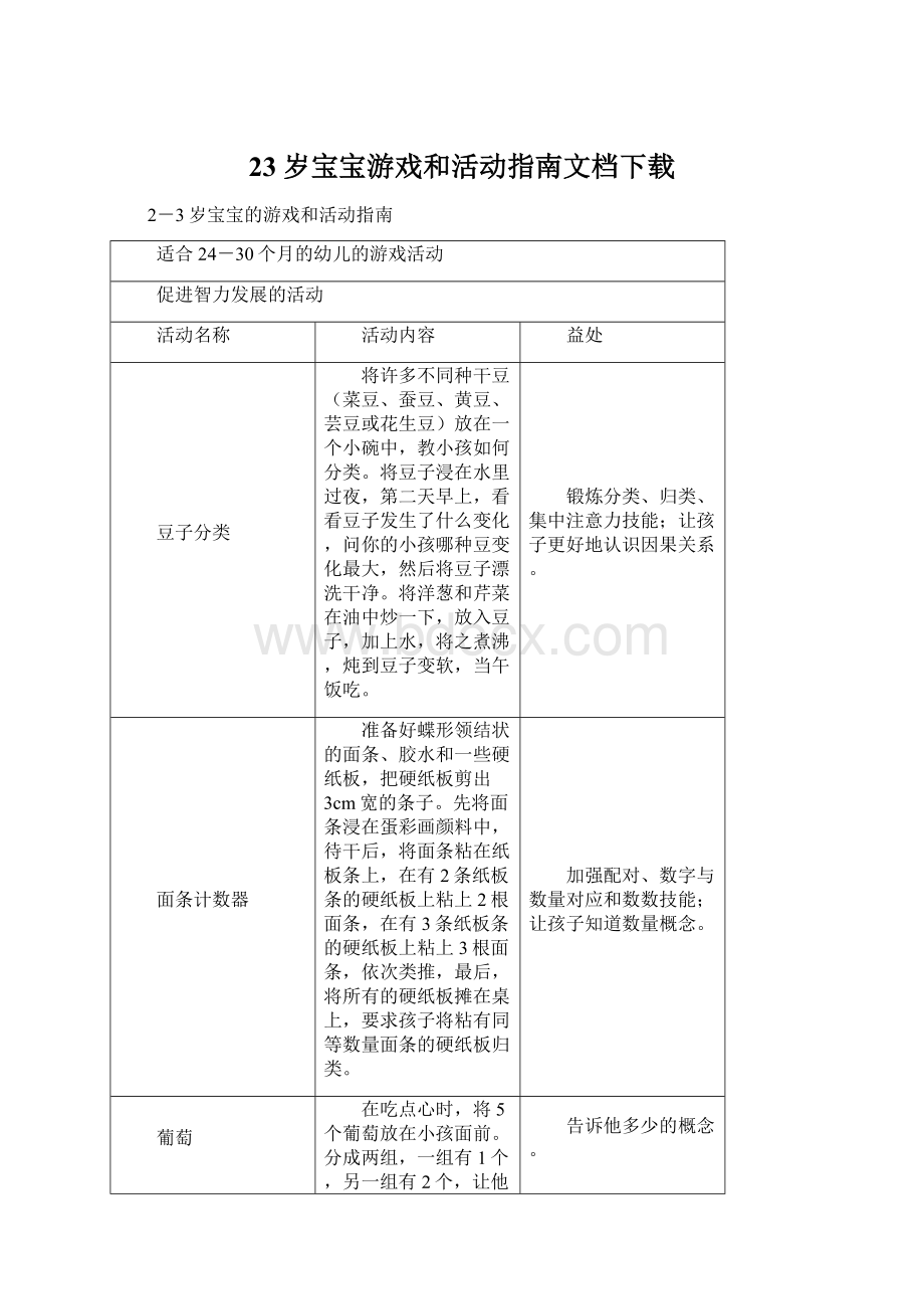 23岁宝宝游戏和活动指南文档下载文档格式.docx_第1页