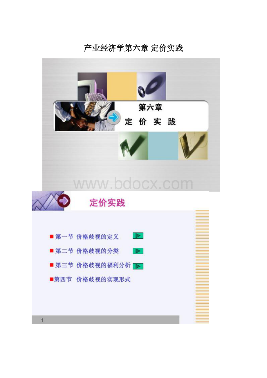 产业经济学第六章 定价实践.docx_第1页