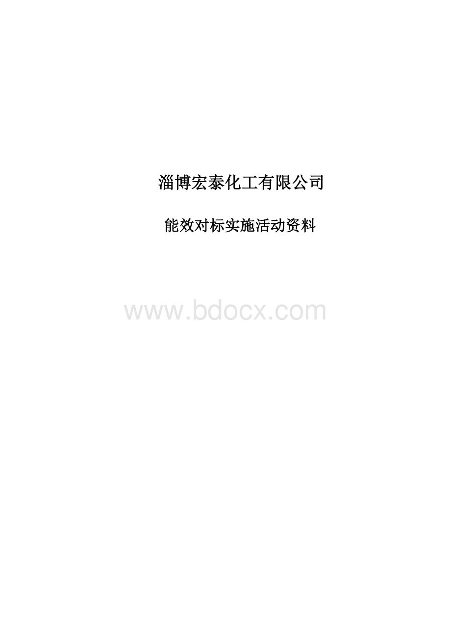 能效对标工作总结Word文档下载推荐.doc