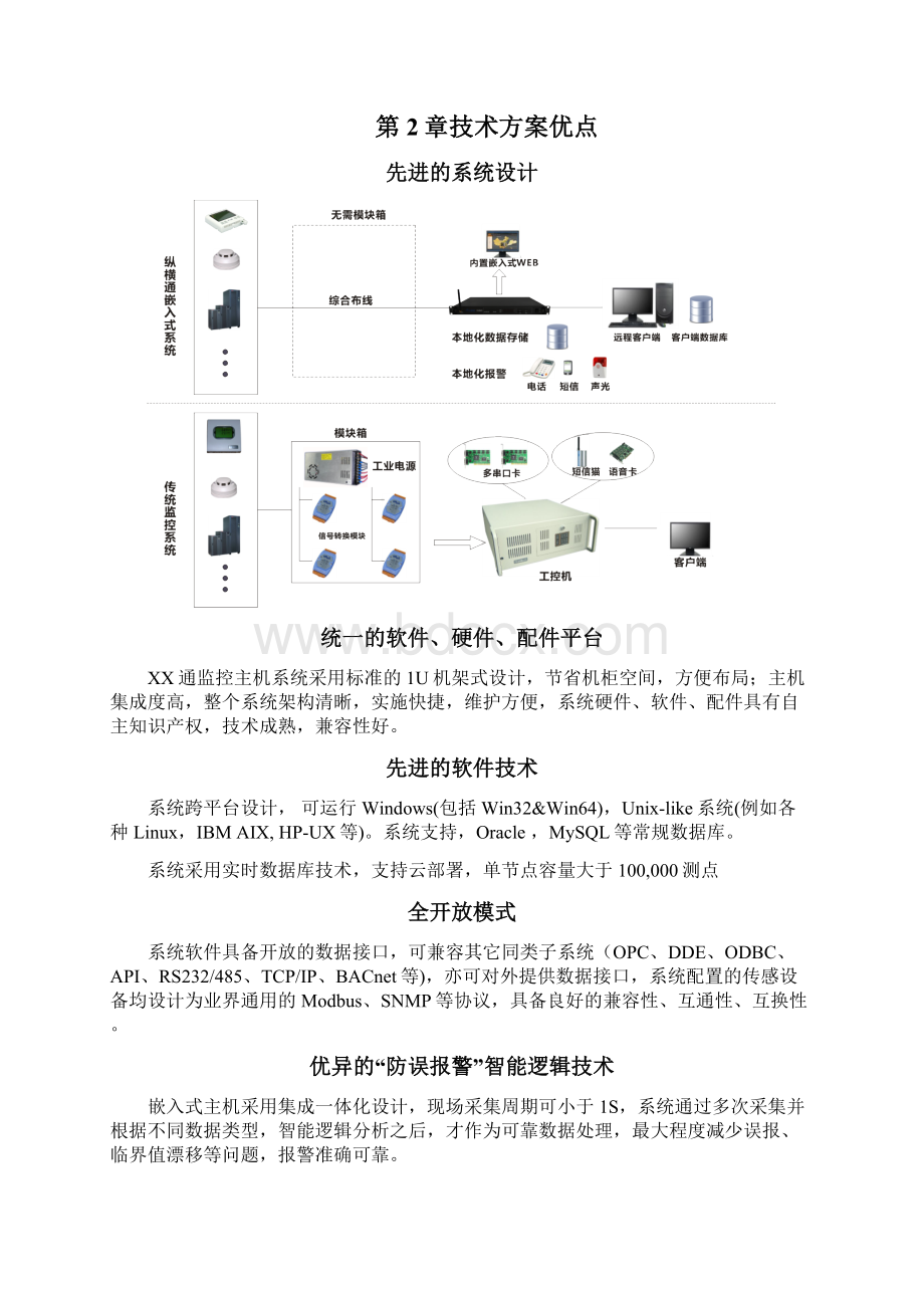 机房环境监控系统设计方案Word文档格式.docx_第3页